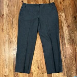 Elie Tahari Gray Cropped Trousers 16